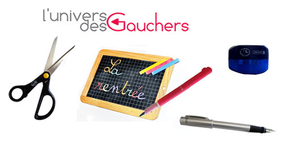 Les accessoires de la rentrée pour gaucher - Jeux activites enfant Les accessoires de la rentrée pour gaucher - Jeux activites enfant